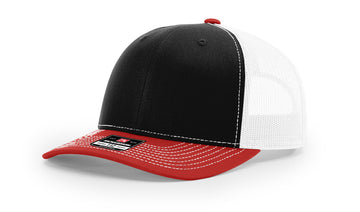 TRUCKER 112 BLACK • WHITE • RED