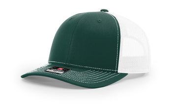 TRUCKER 112 DARK GREEN • WHITE