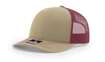 TRUCKER 112 KHAKI • BURGUNDY