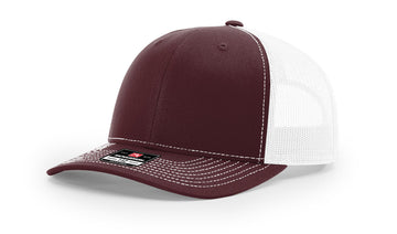 TRUCKER 112 MAROON • WHITE