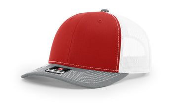 TRUCKER 112 RED • WHITE • HEATHER GREY