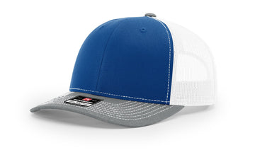 TRUCKER 112 ROYAL • WHITE • HEATHER GREY