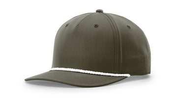 ROPE CAP DARK OLIVE • WHITE