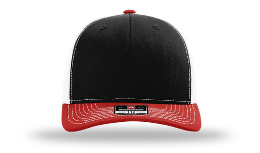 TRUCKER 112 BLACK • WHITE • RED