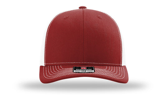TRUCKER 112 CARDINAL • WHITE