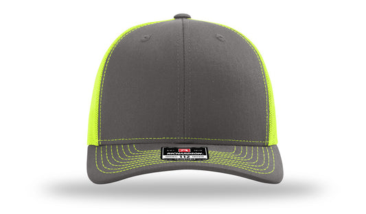 TRUCKER 112 CHARCOAL • NEON YELLOW