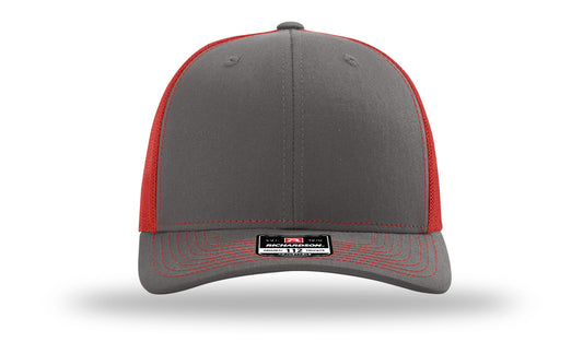 TRUCKER 112 CHARCOAL • RED
