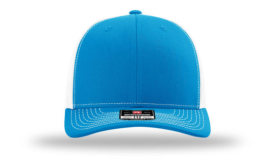 TRUCKER 112 CYAN • WHITE