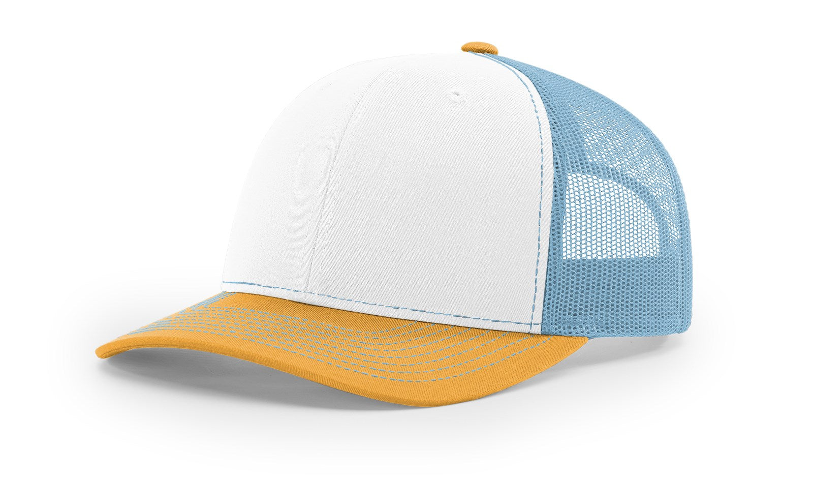 TRUCKER 112  WHITE • COLUMBIA BLUE • YELLOW