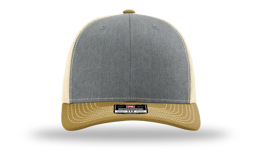 TRUCKER 112 HEATHER GREY • BIRCH • AMBER GOLD