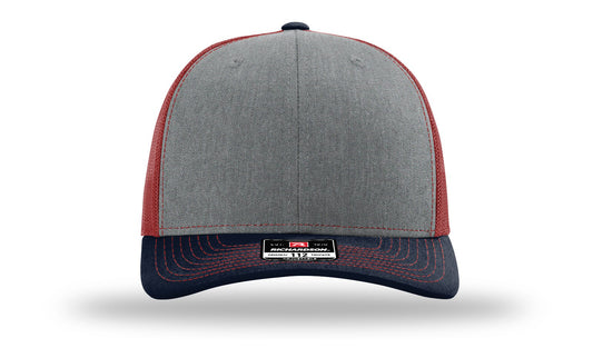 TRUCKER 112 HEATHER GREY • CARDINAL • NAVY