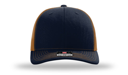 TRUCKER 112 NAVY • CARAMEL