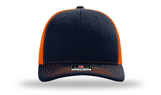 TRUCKER 112 NAVY • ORANGE