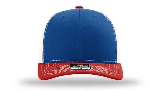 TRUCKER 112 ROYAL • WHITE • RED