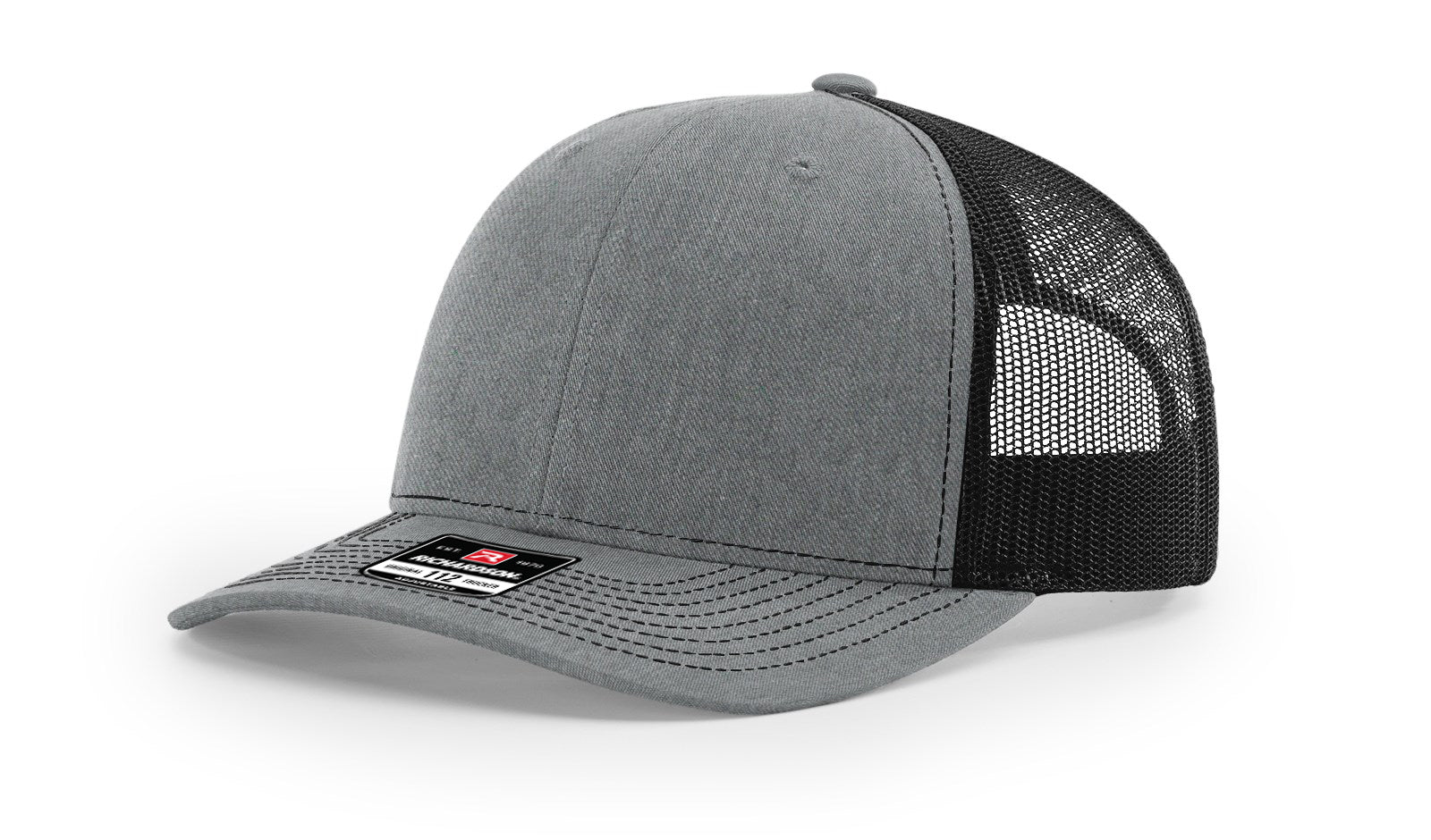 TRUCKER 112 HEATHER GREY • BLACK