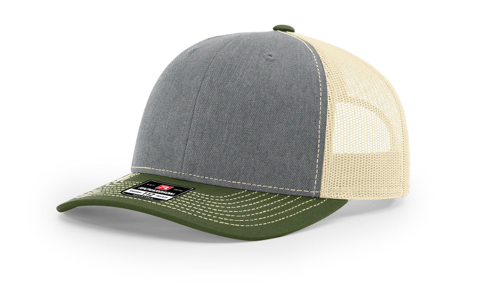 TRUCKER 112 HEATHER GREY • BIRCH • ARMY OLIVE