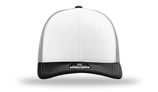TRUCKER 112 WHITE • ALUMINUM • BLACK