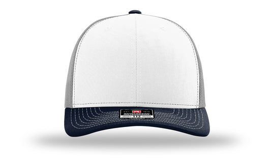 TRUCKER 112 WHITE • ALUMINUM • NAVY