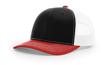 TRUCKER 112 BLACK • WHITE • RED