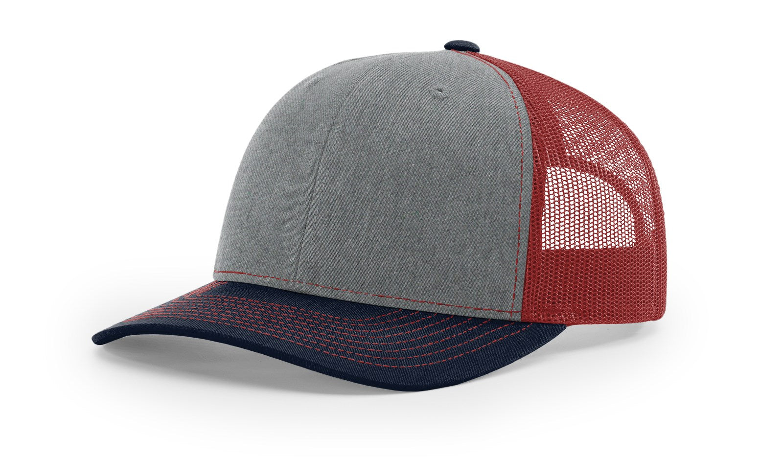 TRUCKER 112 HEATHER GREY • CARDINAL • NAVY