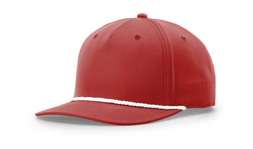 ROPE CAP RED • WHITE